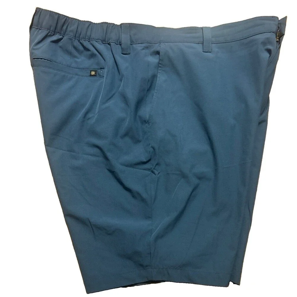 Banana Republic Mens 40 Chino Blue Cotton Blend Stretch Golf Performance Shorts
